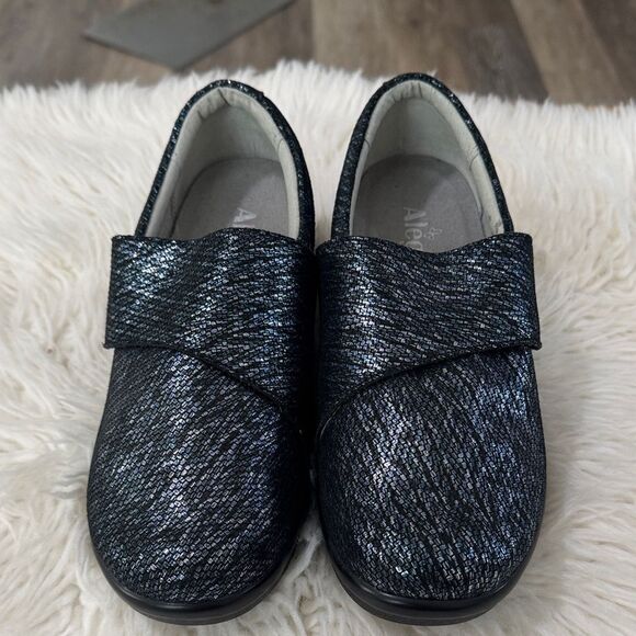 Alegria Women’s Blue Metallic Comfortable Shoes Size 39 - Picture 1 of 9
